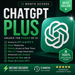 ChatGPT Plus 12 Month Subscription